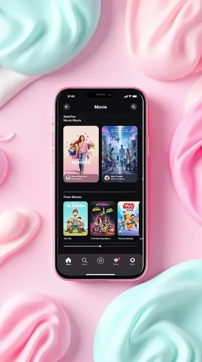 电影在线 APP 界面预览
